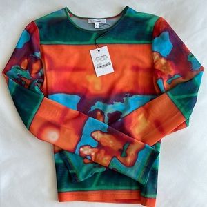 Miaou long sleeve tee in color thermal NWT